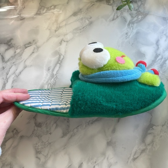 Vintage RETRO 1992 SANRIO Keroppi NEW slippers - never worn! - Picture 6 of 7